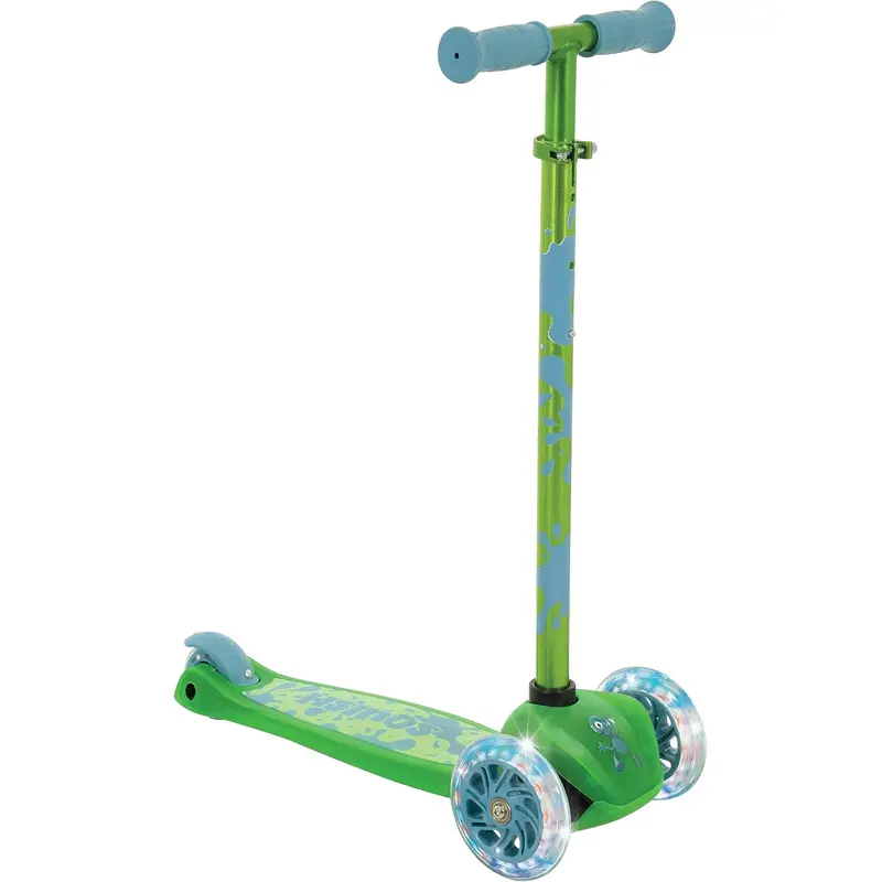 Squish Mini Flex LED Tilt Scooter - Green