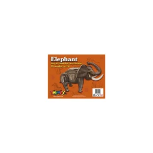 Easy to Assemble Elephant 3D Wooden Puzzle