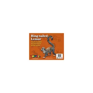 Easy to Assemble Ring-Tailed Lemur 3D Wood Puzzle