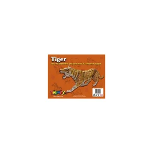 Easy to Assemble Tiger 3D Wooden Puzzle