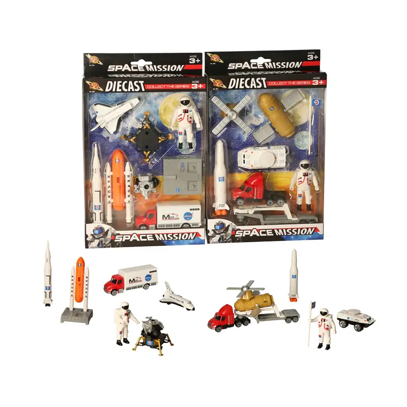 Space Mission Vehicles & Accessories Set