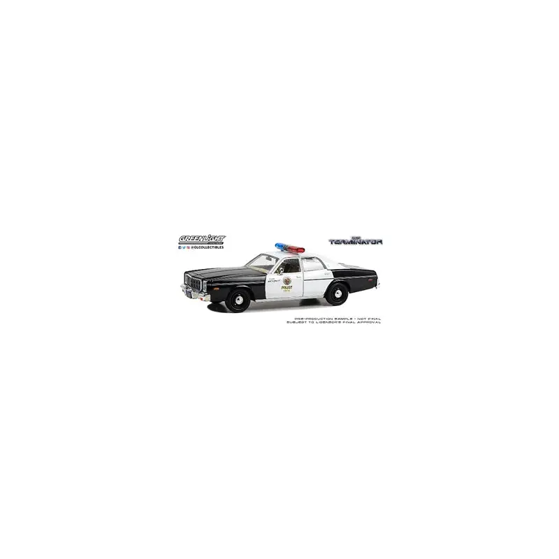 The Terminator 1977 Plymouth Fury Police 1:24 Scale Die Cast Model