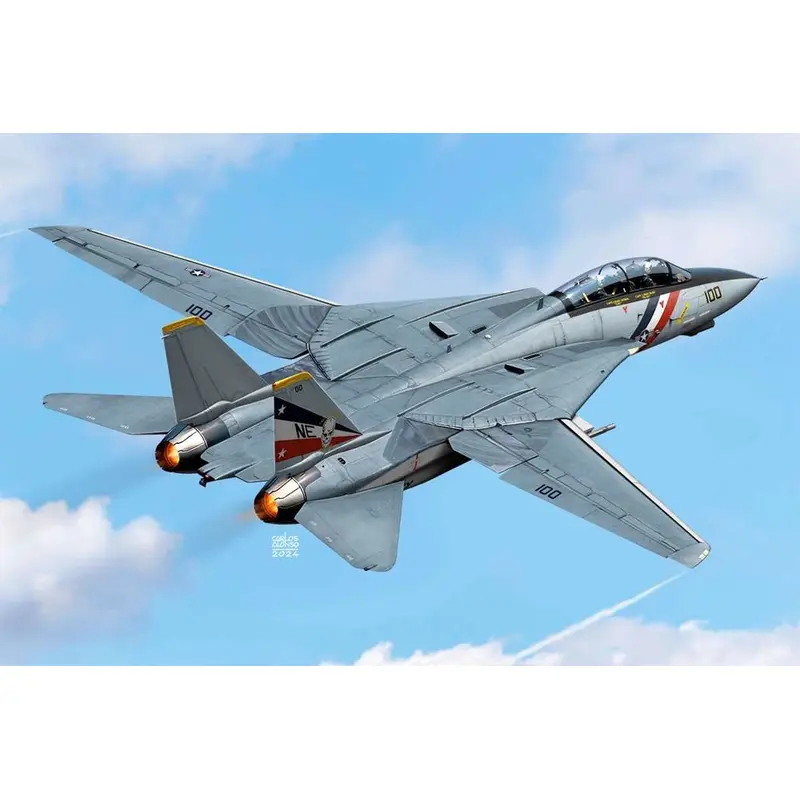 Acadamy USN F-14 D Bounty Hunters 1:72 Scale Kit