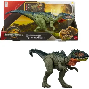 Jurassic World Rebirth - Gigantic Thrashers Tyrannotitan Dinosaur Action Figure