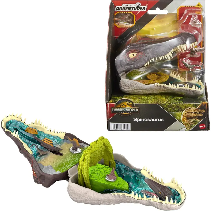 Jurassic World Rebirth - Spinosaurus Micro Adventure Playset