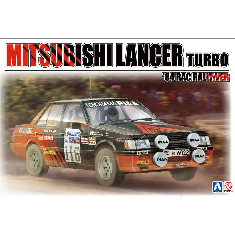 Mitsubishi Lancer Rally 1984 1:24 Scale Model Kit