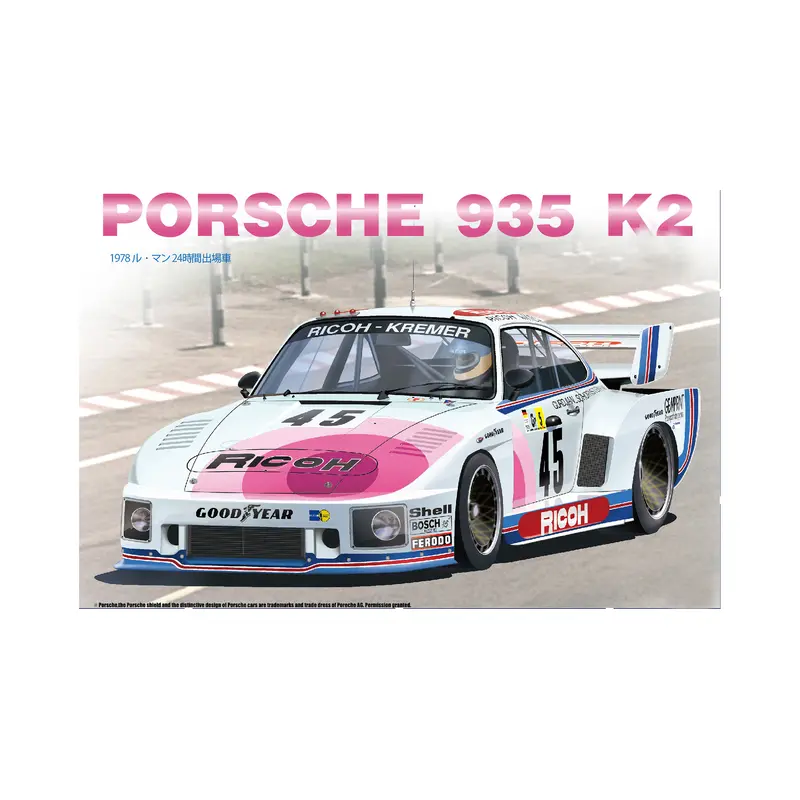 Porsche 935 K2 Lemans 1978 #45 1:24 Scale Kit