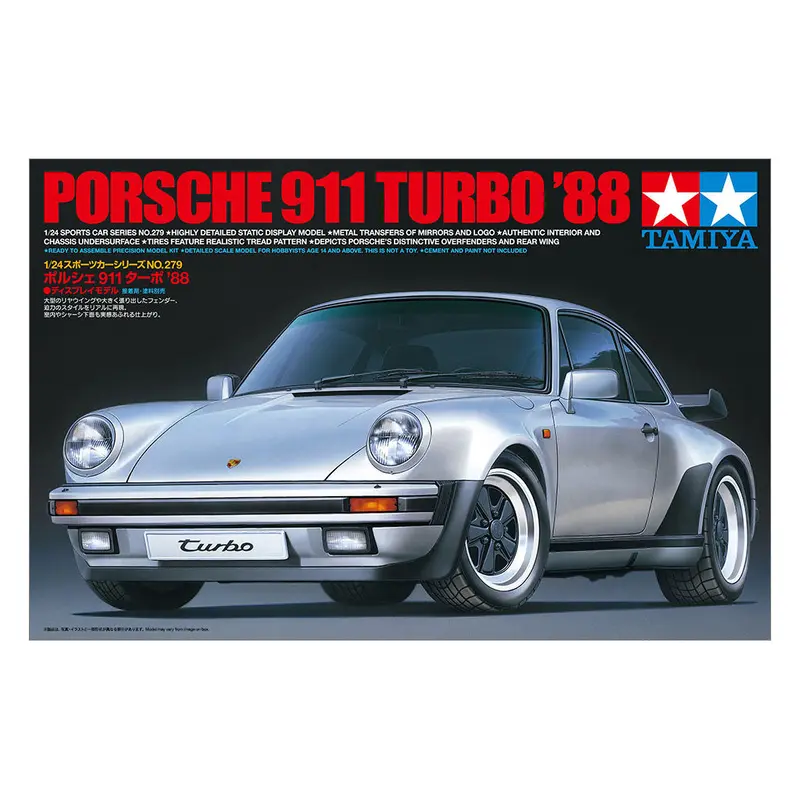 Tamiy Porsche 911 Turbo 88 1:24 Scale Kit