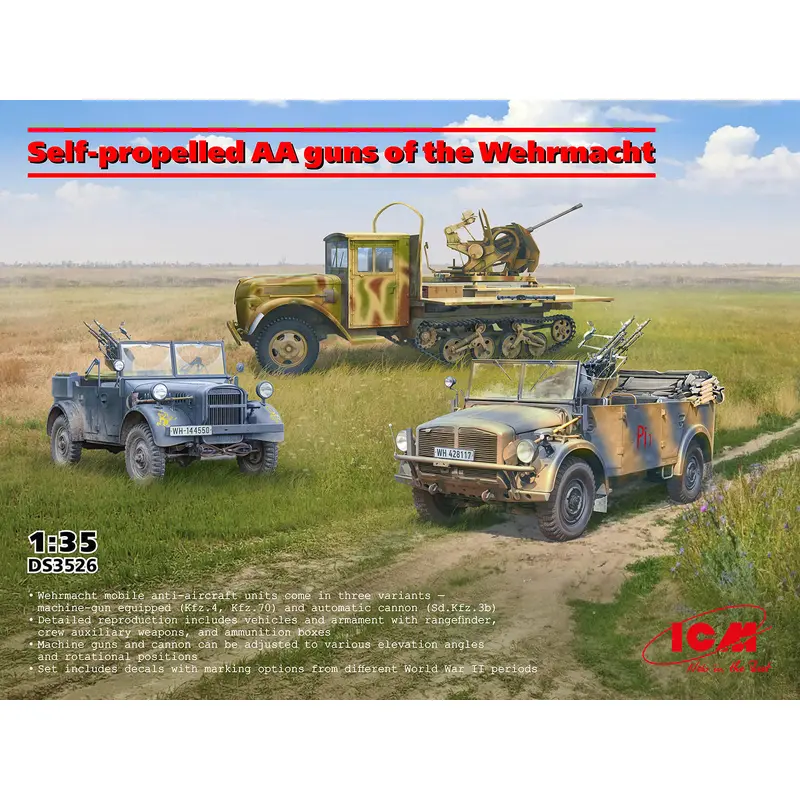 Wehrmacht Self Propelled AA Vehicles 1:35 Kit
