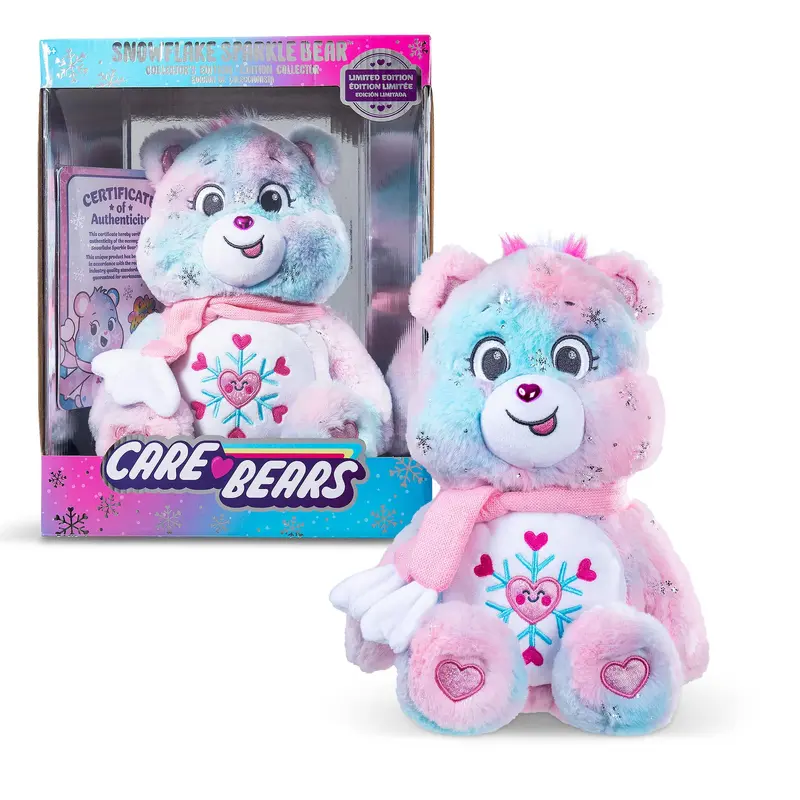 Care Bears Collectors Edition Snowflake Sparkle Bear 35cm Plush