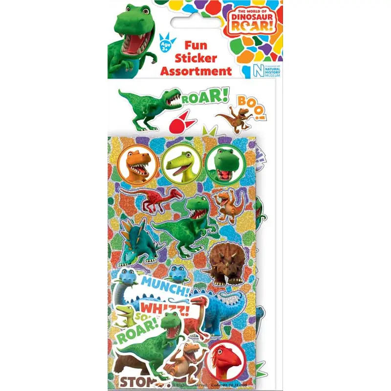 Dinosaur Roar Sticker Assortment Pack