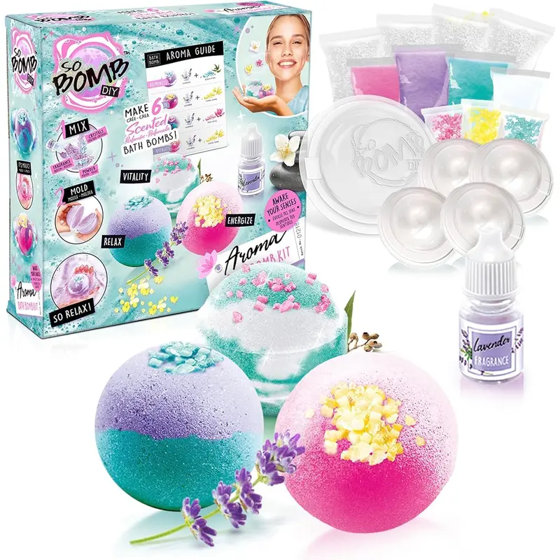 So Bomb DIY Aroma Bath Bomb Kit 6 Pack