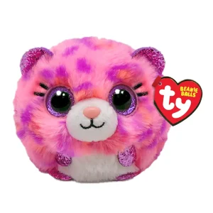 Topaz Leopard - Pink - Ty Beanie Balls -