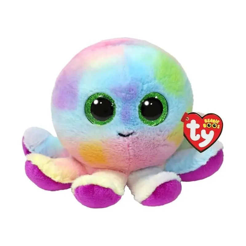 TY Bubbles Pastel Octopus Beanie Boo