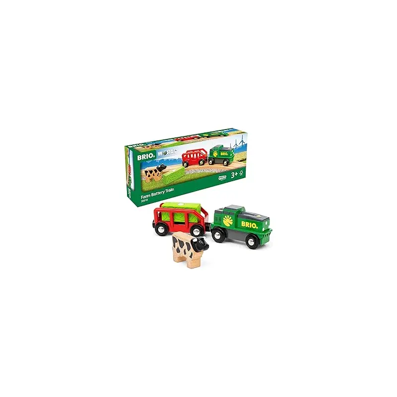 Brio Farm Battery Train