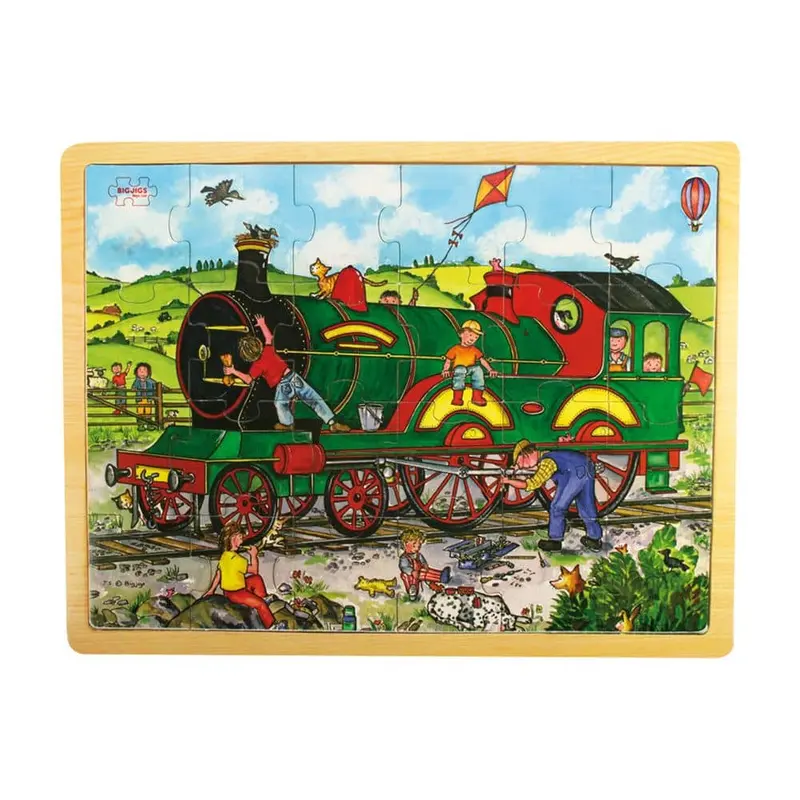 24 Piece Tray Puzzle - Train