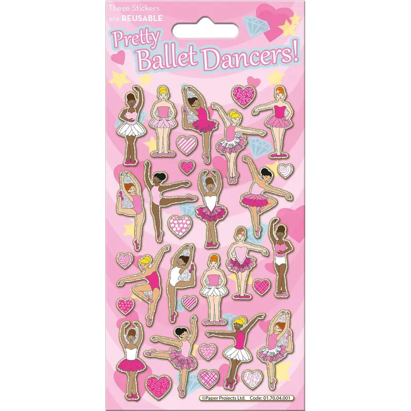 Ballet Dancers Sparkle Stickers