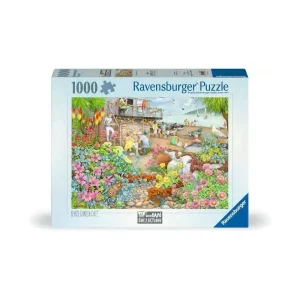 Beach Garden Cafe 1000 Piece Jigsaw Puzzle