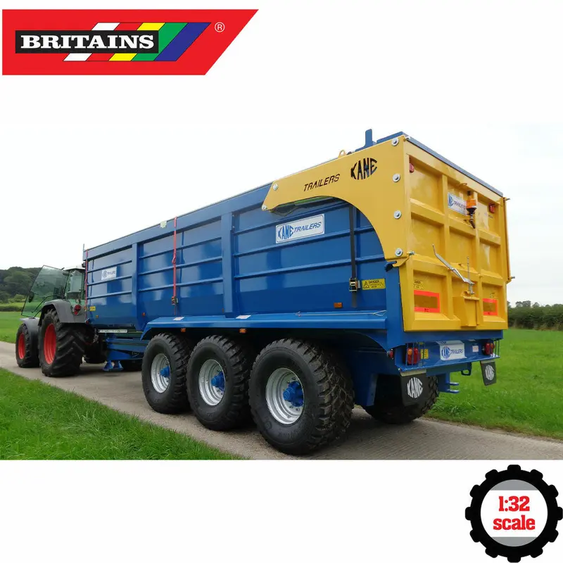 Britains Kane Tri Axle Halfpipe Silage Trailer