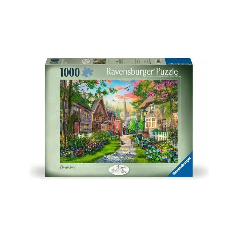 Church Lane 1000 Piece Jigsaw Puzzle