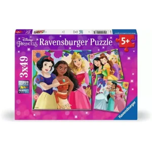 Disney Princess 3x49 Piece Jigsaw Puzzles