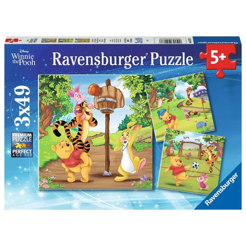 DWP: Sports Day 3x49 Piece Jigsaw Puzzles