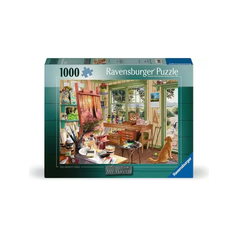 The Artists Shed 1000 Piece Jigsaw Puzzle