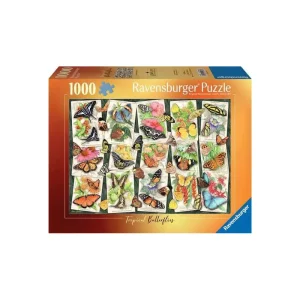 Tropical Butterflies 1000 Piece Jigsaw Puzzle