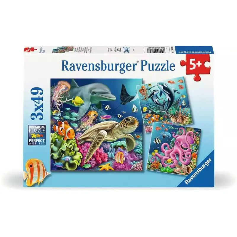 Underwater 3x49 Piece Jigsaw Puzzle