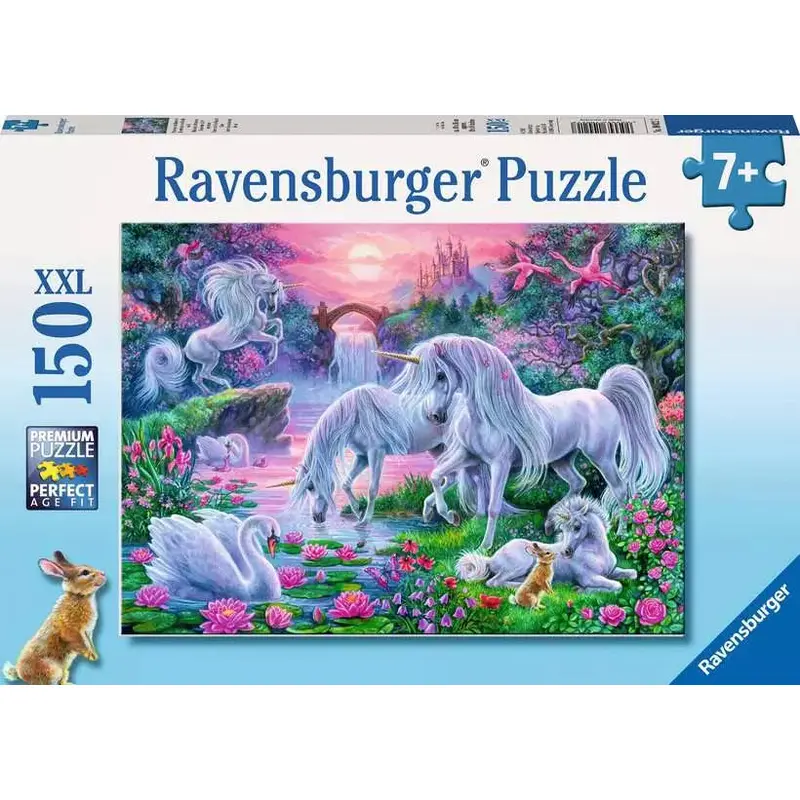 Unicorns in the Sunset Glow 150 Piece Jigsaw