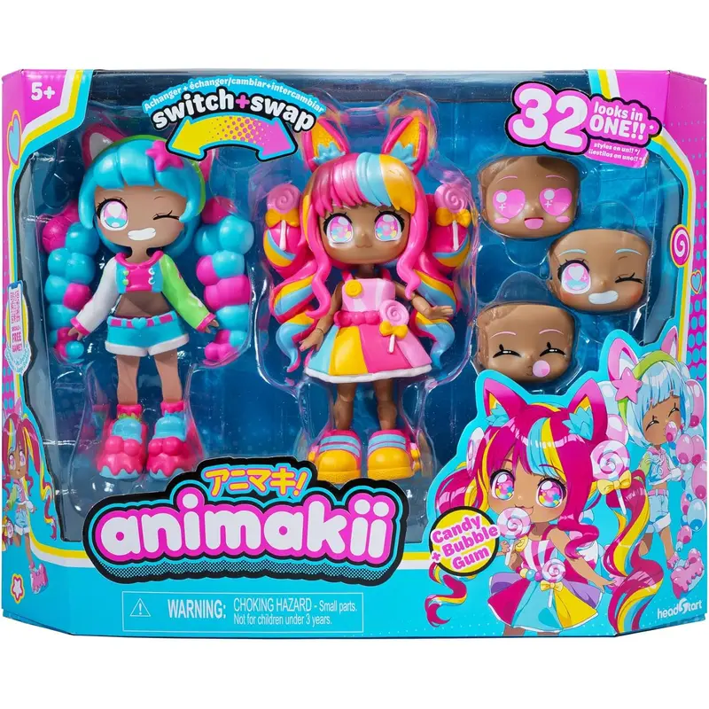 Animakii Doll Candy & Bubblegum Pack