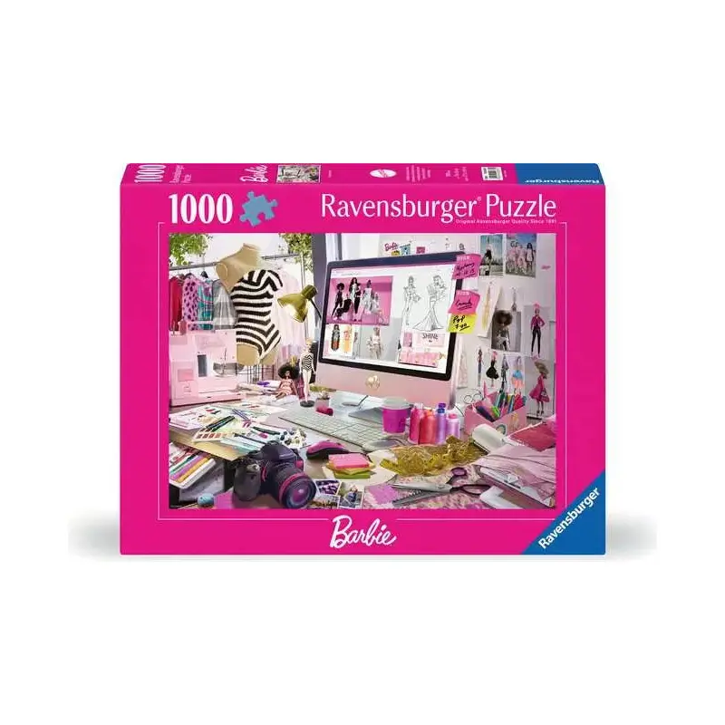 Barbie The Artists Desk 1000 Piece Jigsaw Puzzle