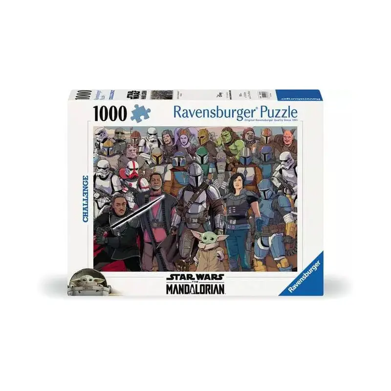 Star Wars Mandalorian Challenge 1000 Piece Jigsaw