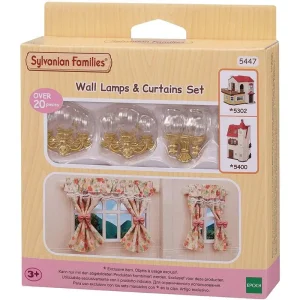 Sylvanian Families Wall Sconces & Curtains Set