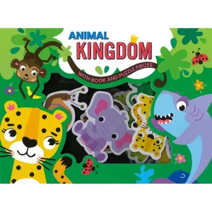 Animal Kingdom Book with Puzzle Pieces