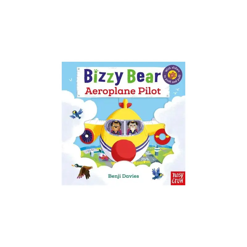 Bizzy Bear Aeroplane Push Pull Book