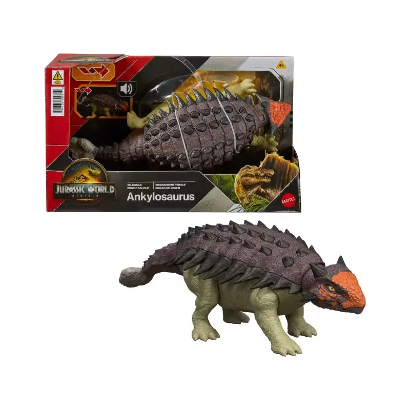 Jurassic World Rebirth - Wild Roar Anklyosaurus
