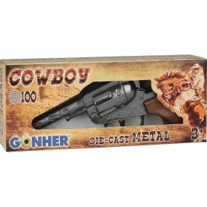 Cowboy Toy Six Shooter 100 Shot Pistol