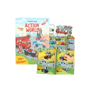 Create your Action World Colouring Book