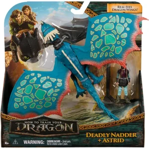 Dreamworks How to Train your Dragon Deadly Nadder & Astrid Action Figure Set