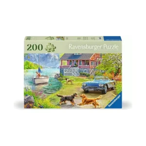Summer Lake House 100 Piece Jigsaw Puzzle