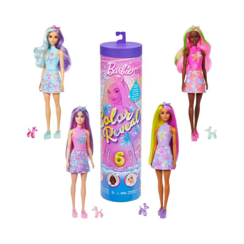 Barbie Colour Reveal Balloon Animal Doll Assorted