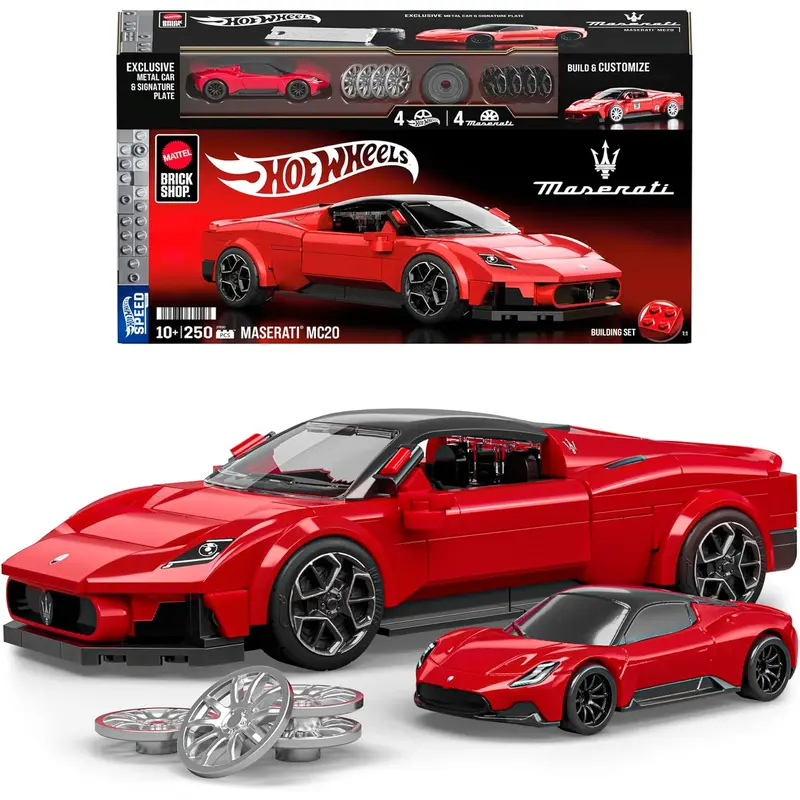 Hot Wheels Brick Shop Maserati MC20