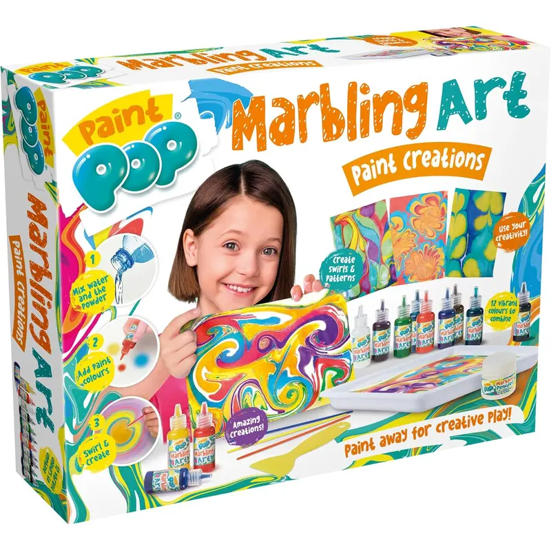 Paint Pop Paint Marbling Art Set