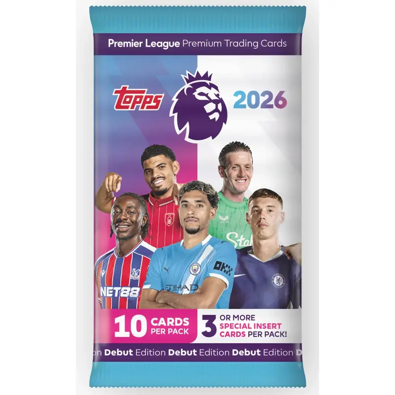 Premier League Trading Cards 25/26 Season 10 card Booster Pack