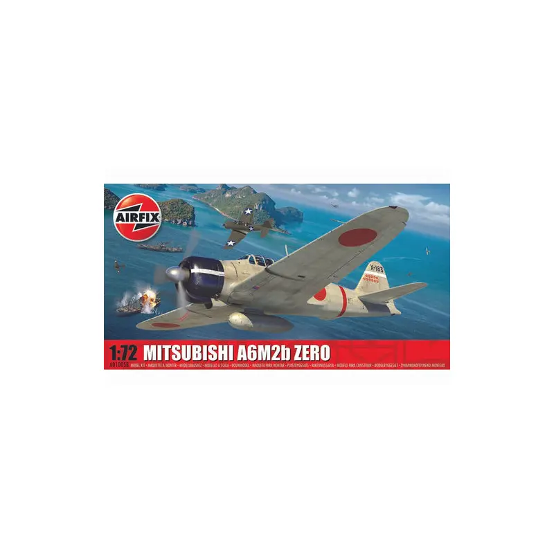 Airfix Mitsubishi A6M2B Zero 1:72 Scale Model Kit