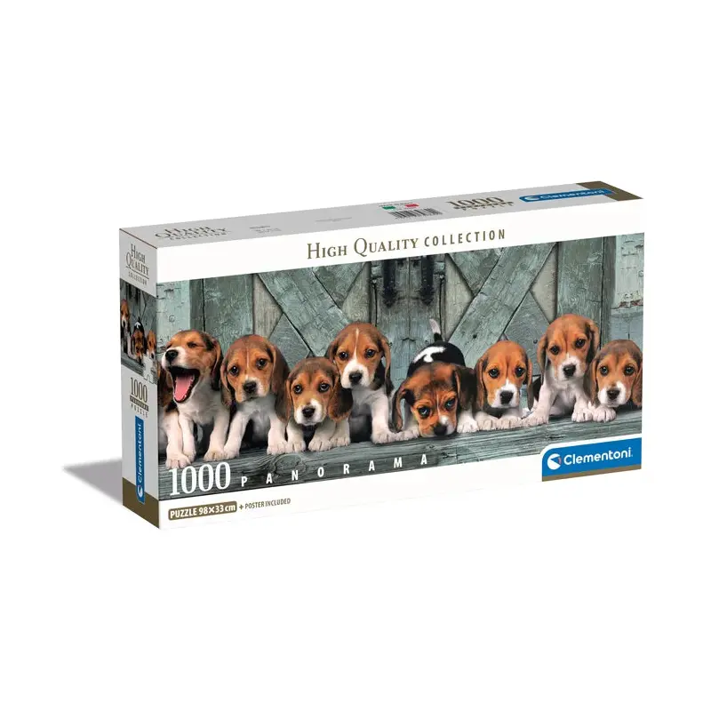 Clementoni Beagles Panorama 1000 Piece Jigsaw