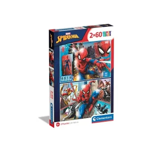 Clementoni Spider-Man 2x60 Piece Jigsaw Puzzles