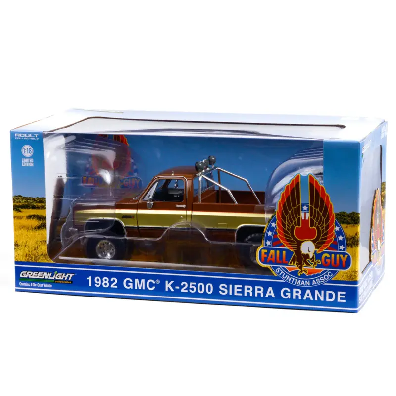 Greenlight "Fall Guy" 1982 GMC K-2500 Sierra Grande 1:18 Scale Die Cast