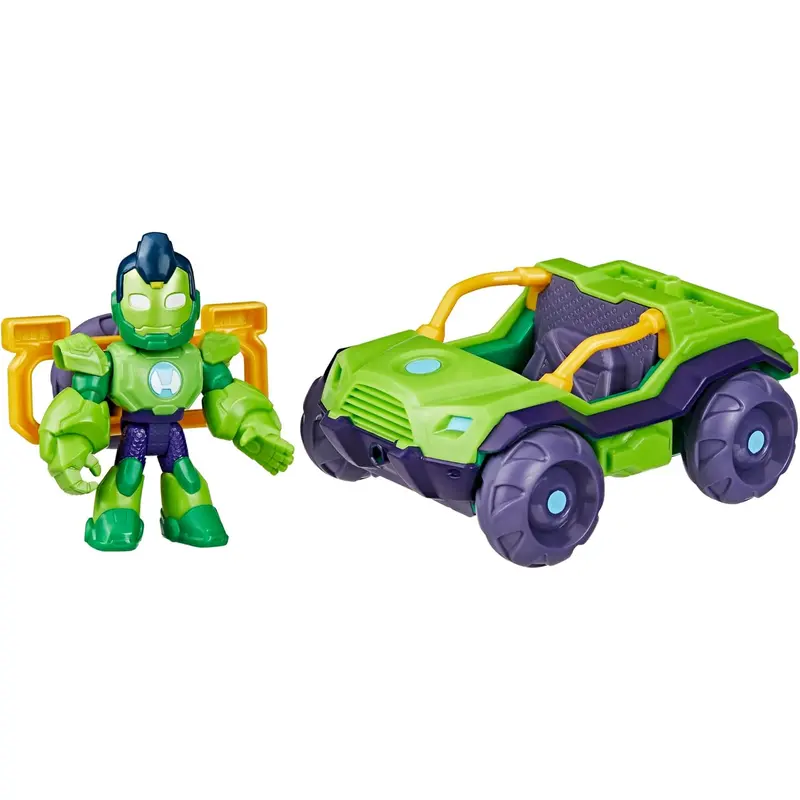 Iron Man and His Awesome Friends Figure & Vehicle Iron Hulk Racer Pack